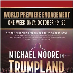 Foto Michael Moore em Trumpland