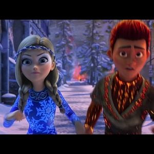 Foto O Reino Gelado - Fogo e Gelo