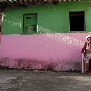 Foto Memória em Verde e Rosa