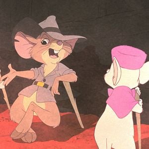 Foto Bernardo e Bianca na Terra dos Cangurus