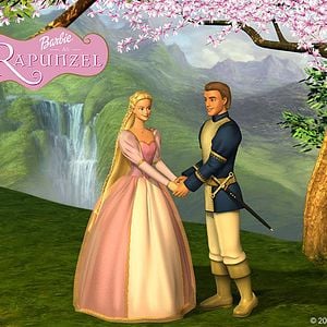 Foto Barbie como Rapunzel