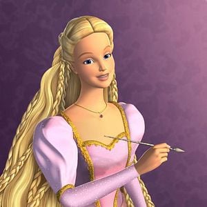 Foto Barbie como Rapunzel