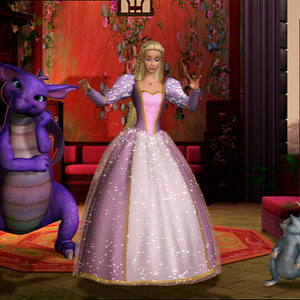 Foto Barbie como Rapunzel