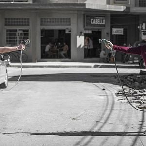 Foto Eu, a Vó e a Boi