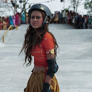 Foto Uma Skatista Radical