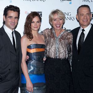 Foto Walt nos Bastidores de Mary Poppins