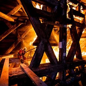 Foto Notre-Dame em Chamas