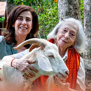 Foto Gilda, Lúcia e o Bode