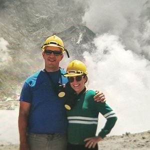 Foto Vulcão Whakaari: Resgate na Nova Zelândia