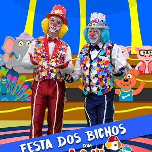 Foto Festa dos Bichos com Atchim e Espirro