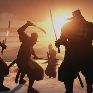 Foto Samurai de Olhos Azuis