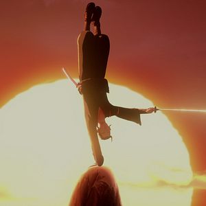 Foto Samurai de Olhos Azuis