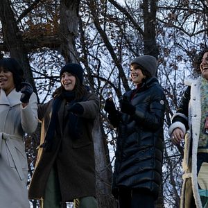 Foto As Garotas do Ônibus: Jornalistas de Campanha
