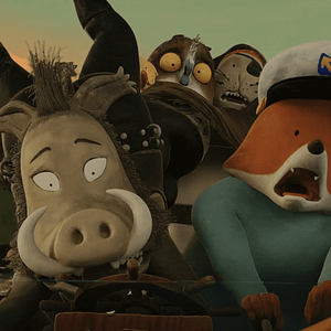 Foto A Raposa e a Lebre Salvam a Floresta