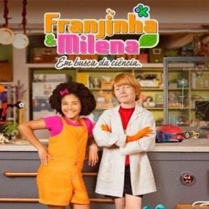 Foto Franjinha e Milena em Busca da Ciência