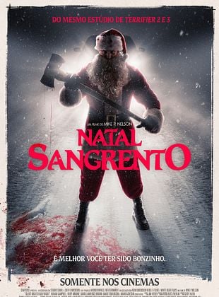 Pôster de Natal Sangrento