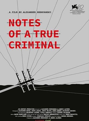 Pôster de Anotações de Um Criminoso