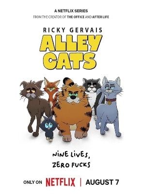Pôster de Gatos de Rua, de Ricky Gervais