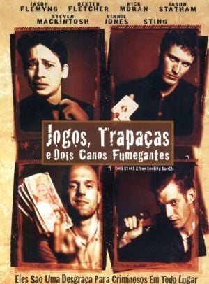 Poster Jogos, Trapaças e Dois Canos Fumegantes, no QueroPosters.com