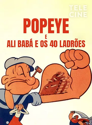 Pôster de Popeye e Ali Babá e os 40 Ladrões