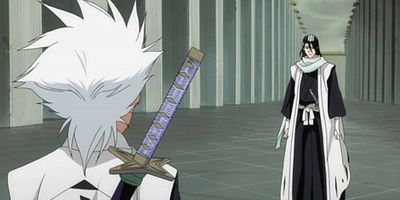 Pôster de Shinzuru mono no tame ni! Hitsugaya VS Byakuya!