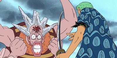 Pôster de Luffy suibotsu ! Zoro tai tako no Hatchan