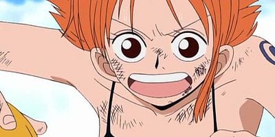 Pôster de Luffy rakka ! Kami no sabaki to Nami no nozomi !!
