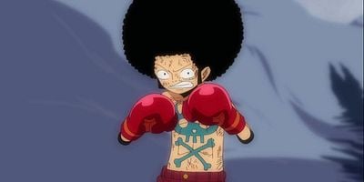 Pôster de Zenkai Noro Noro kōgeki tai Fujimi no Luffy.