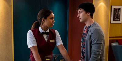 Pôster de Nervoso, jovem e homem