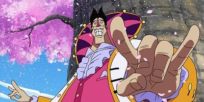 Pôster de Hannin wa Luffy oyabun ? Kieta dai sakura o oe