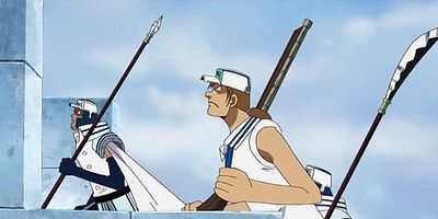 Pôster de Spandam kyōgaku ! Shihō no tō ni tatsu eiyū