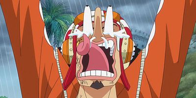 Pôster de Kūchū Kessen - Zoro Shin Hissatsu Ōgi Sakuretsu!