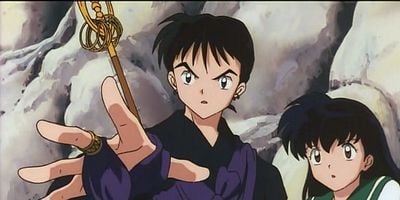 Pôster de Migi Te ni Kazaana Furyou Houshi Miroku