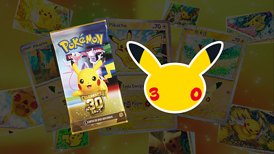 Imagem da notícia Loja oficial de Pokémon TCG abre pré-venda da Celebração de 30 anos no Mercado Livre
