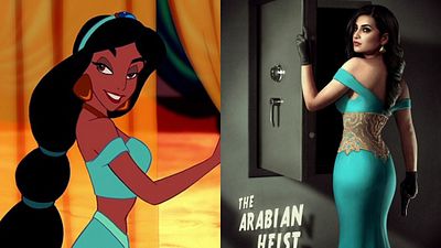 Imagem da notícia E se as Princesas da Disney estivessem em um filme noir? Tomem cuidado, pois Jasmine seria uma ladra de banco