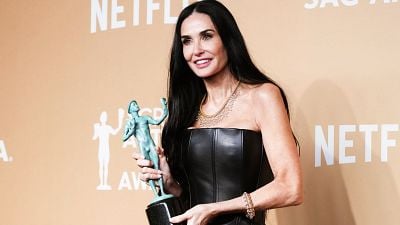 Imagem da notícia Demi Moore ainda não ganhou o Oscar, mas é recordista em premiação que ninguém quer estar