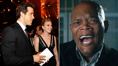 Imagem da notícia Quando Ryan Reynolds e Scarlett Johansson eram um casal, este foi o presente SURREAL que ganharam de Samuel L. Jackson