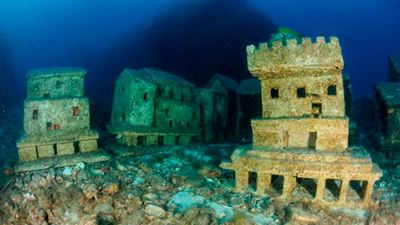 Esta cidade subaquática foi construída para um filme "realista", mas as filmagens foram um desastre e nunca veremos o resultado