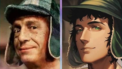 Assim seriam os personagens de Chaves se fossem anime