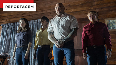 Imagem da notícia Batem à Porta: “É hora de seguir em frente”, dispara Dave Bautista sobre guinada na carreira após Guardiões da Galáxia (Entrevista Exclusiva)