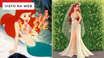 Imagem da notícia Como seriam os vestidos de noiva das princesas Disney? Até Elsa, Merida e Pocahontas ganharam um look especial