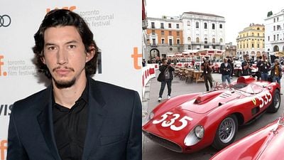 Imagem da notícia "Cirurgia estética? Transplante de cabeça?": Adam Driver surge irreconhecível em Ferrari e diverte o público com coincidência