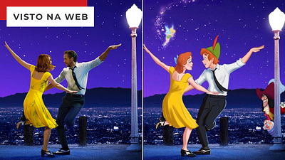 Imagem da notícia Uma Linda Sereia? Artista recria clássicos do cinema com personagens da Disney