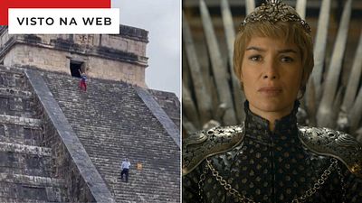 Imagem da notícia Mulher invade uma das Sete Maravilhas do Mundo e é comparada à personagem icônica de Game of Thrones