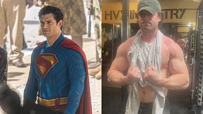 Imagem da notícia 108 kg de puro músculo e sem caber nas calças: David Corenswet revela a brutal transformação física para viver o novo Superman da DC