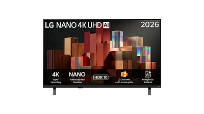 Imagem da notícia Lançamento do ano em oferta! Smart TV LG NANO AI com 4K Ultra HD fica 35% abaixo do preço no Mercado Livre