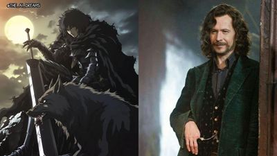 Assim seriam os personagens de Harry Potter se estivessem no universo do anime Berserk - até Dobby entrou na brincadeira