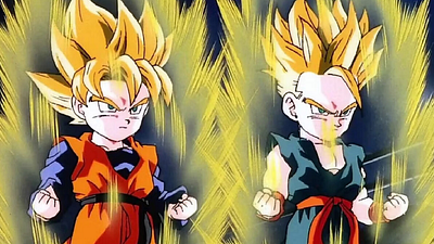 Imagem da notícia Mesmo sendo meio Saiyajins, Goten e Trunks nunca tiveram rabo de macaco em Dragon Ball - e há uma explicação inusitada para isso