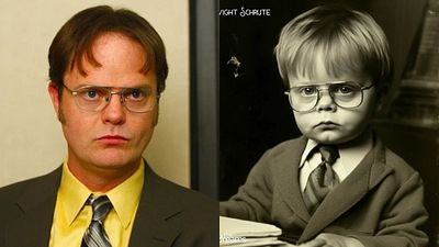 Imagem da notícia Assim seriam os personagens de The Office se fossem crianças - Michael Scott continuaria parecido