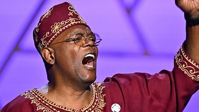 Imagem da notícia "Daremos continuidade à missão dele": Samuel L. Jackson tornou-se reverendo por um dia para homenagear seu ídolo – e fez um discurso emocionante